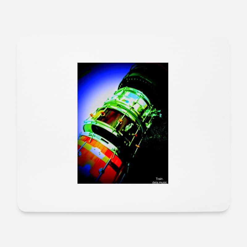 Train - Mousepad (Querformat) - Weiß