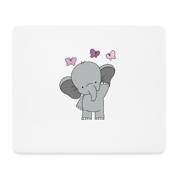 Baby Rosa 💗💗 - Mousepad (Querformat) - Weiß - Vorne