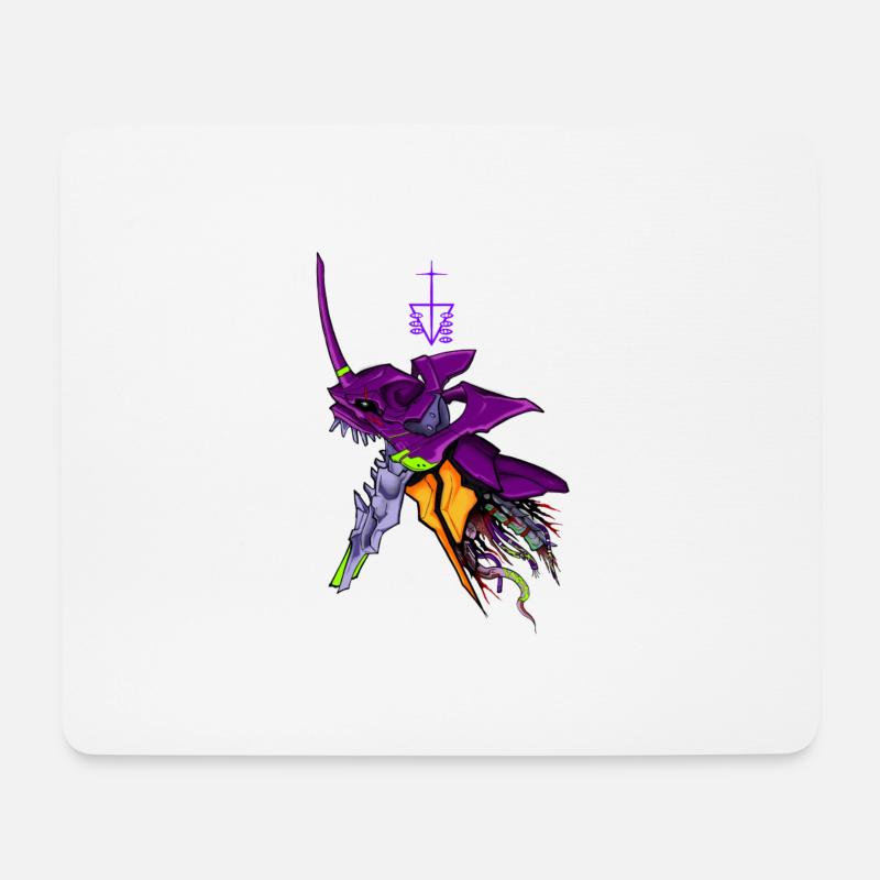 Evangelion. EVA01 par INKPALI - Tapis de souris (format paysage) - blanc