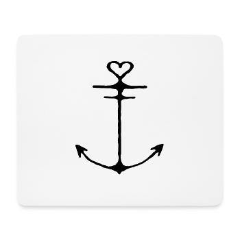 Ocean Lover Baltic Sea North Sea Sea Anchor - Mouse Pad (horizontal) - white - Front