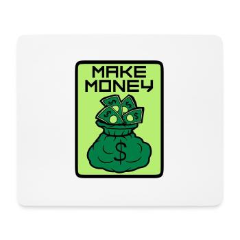Money Maker Schild - Mousepad (Querformat) - Weiß - Vorne