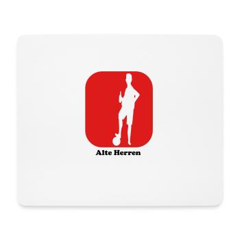 Alte Herren Fußball - Mousepad (Querformat) - Weiß - Vorne