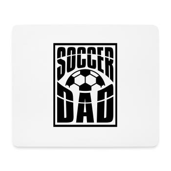 Cool Hobby Soccer Dad - Mousepad (Querformat) - Weiß - Vorne