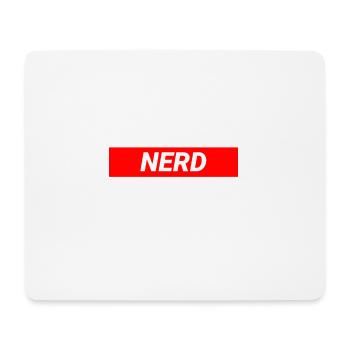 Nerd Geek Funny Design - Tapis de souris (format paysage) - blanc - Devant