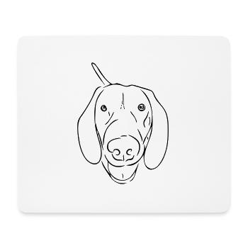 Aunt Cethe "Head" - Mouse Pad (horizontal) - white - Front