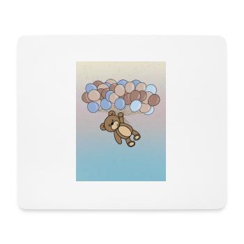 Bébé - Tapis de souris (format paysage) - blanc - Devant
