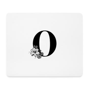 Buchstabe P - Mousepad (Querformat) - Weiß - Vorne
