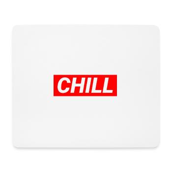 Chill - Tapis de souris (format paysage) - blanc - Devant