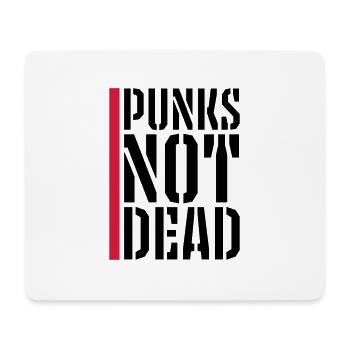 punks not dead Zitat - Mousepad (Querformat) - Weiß - Vorne