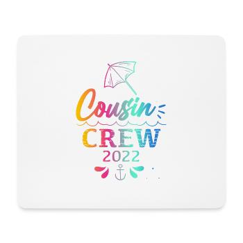 Cousin crew 2022 Summer Vacation - Tapis de souris (format paysage) - blanc - Devant