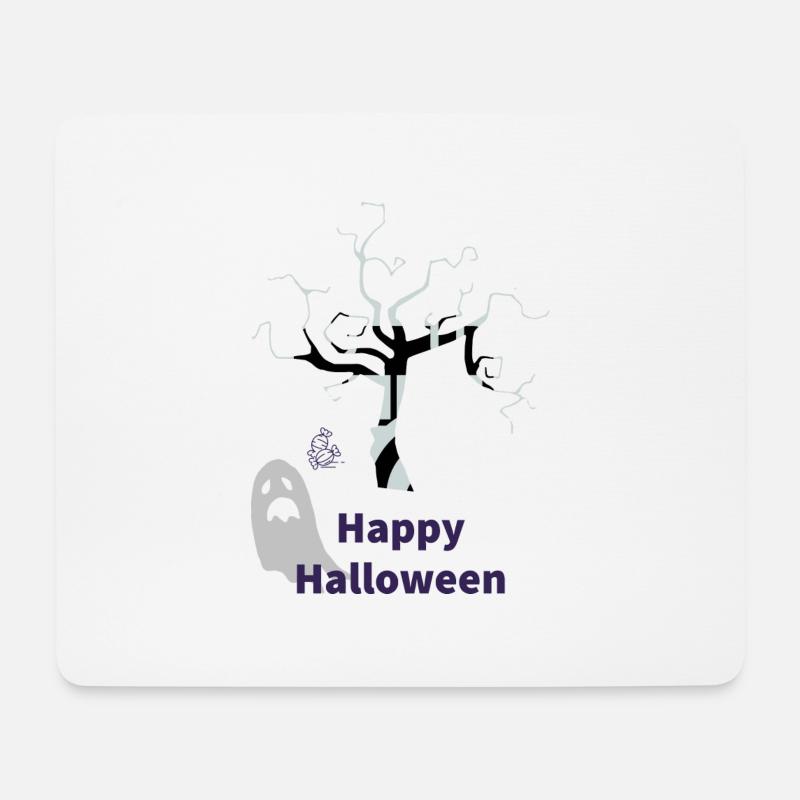 Halloween 1 - Mousepad (Querformat) - Weiß