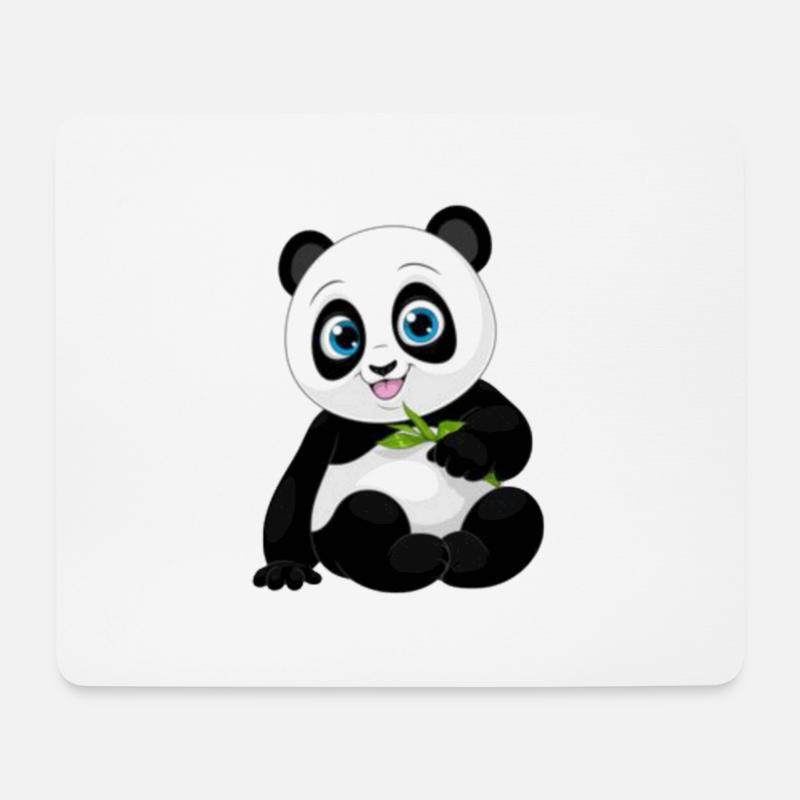 Pamda - Mousepad (Querformat) - Weiß