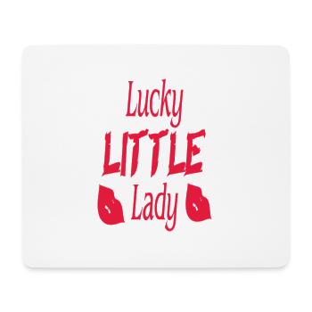 Lucky little Lady - Mouse Pad (horizontal) - white - Front