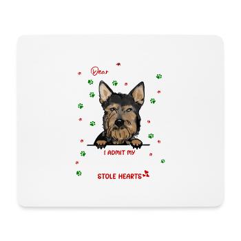Armant Hund Hund Weihnachten Hunderasse - Mousepad (Querformat) - Weiß - Vorne