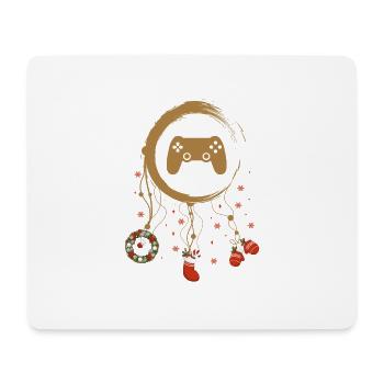 Gaming Weihnachten Weihnachtstraumfänger - Mousepad (Querformat) - Weiß - Vorne