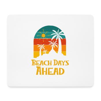 Find Your Beach Summer Trip Tropical Ocean - Mousepad (Querformat) - Weiß - Vorne