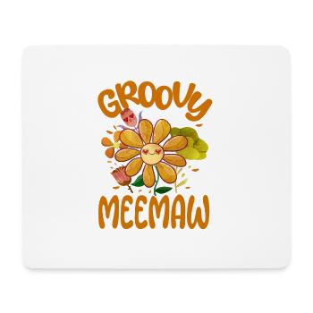 Groovy Meemaw Family Matching Vintage Family - Mouse Pad (horizontal) - white - Front