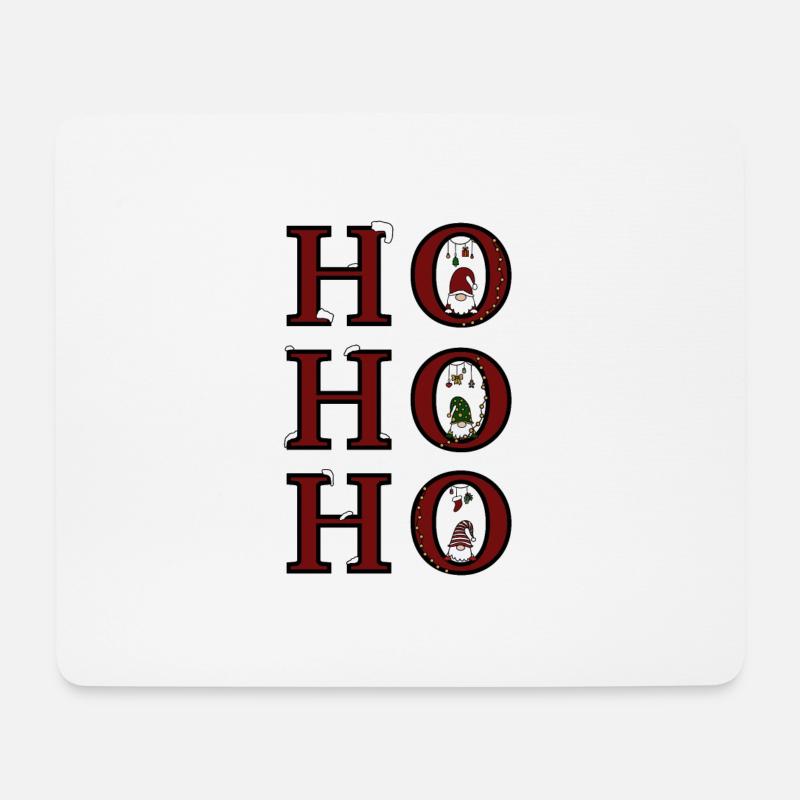 Weihnachten Wichtel - Mousepad (Querformat) - Weiß