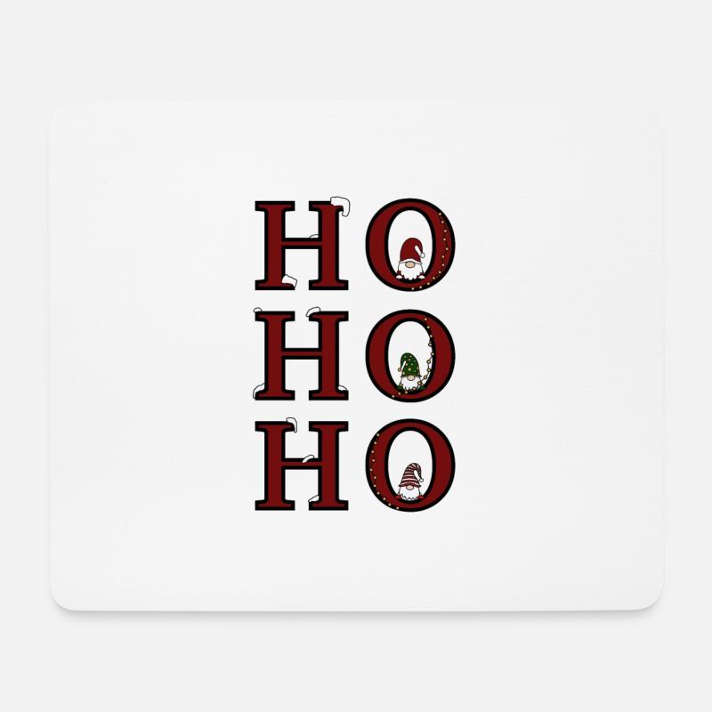 Weihnachten Wichtel - Mousepad (Querformat) - Weiß
