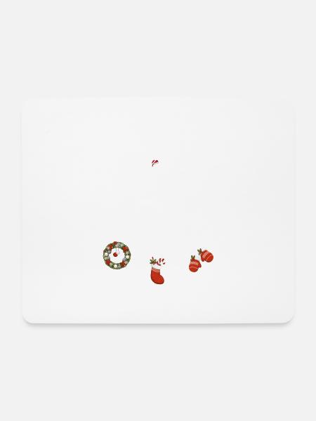 Speerwerfen Weihnachten Weihnachtstraumfänger - Mousepad (Querformat) - Weiß