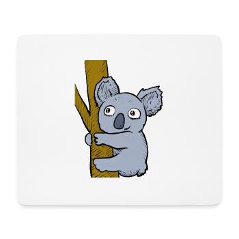 Cheeky Koala - Mouse Pad (horizontal) - white - Front