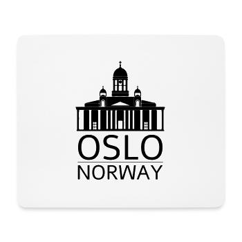 Oslo - Mousepad (Querformat) - Weiß - Vorne