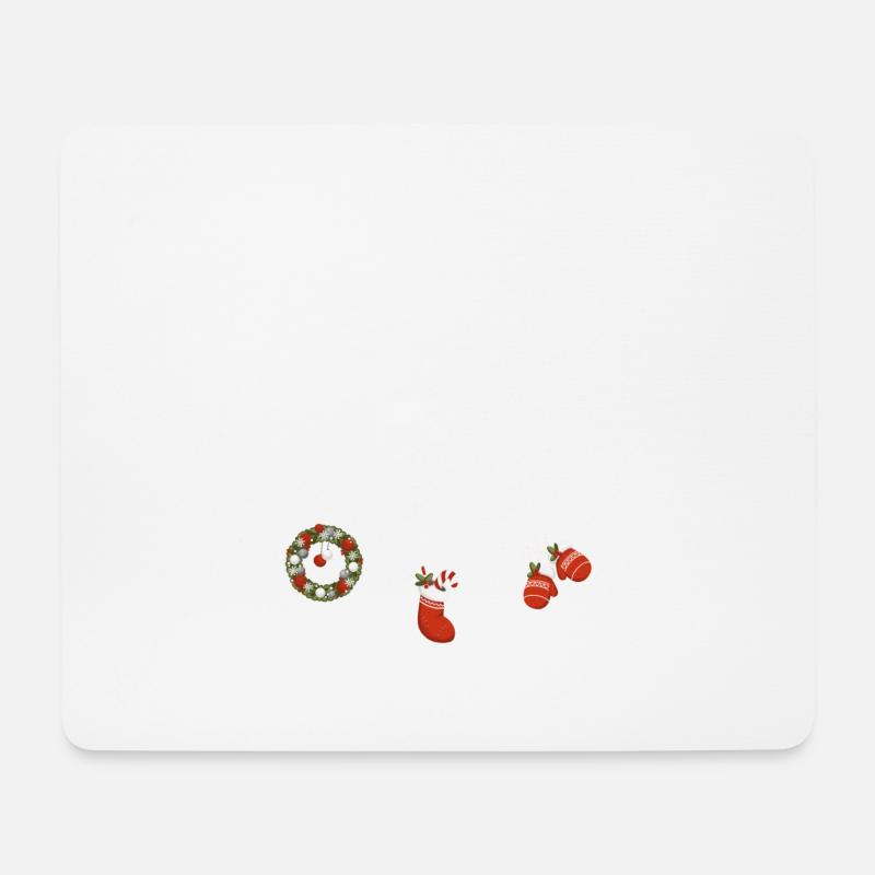 Australian Shepherd Weihnachten Weihnachtstraumfän - Mousepad (Querformat) - Weiß