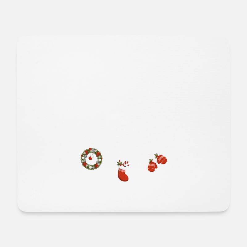 Viszla Weihnachten Weihnachtstraumfänger - Mousepad (Querformat) - Weiß