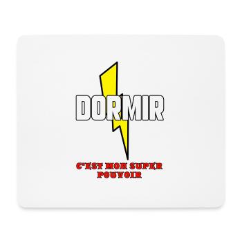 Sleeping is my super power - Mouse Pad (horizontal) - white - Front