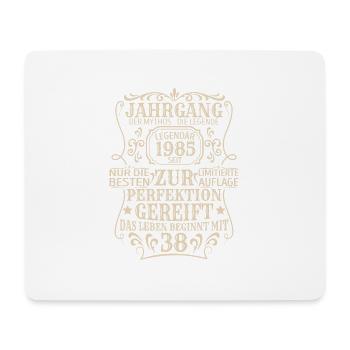 Geburtstagsgeschenk Geboren 1985 38 Jahre - Mousepad (Querformat) - Weiß - Vorne