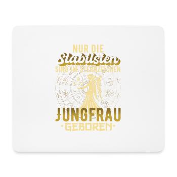 Sternzeichen Jungfrau Horoskop Geschenk - Mousepad (Querformat) - Weiß - Vorne