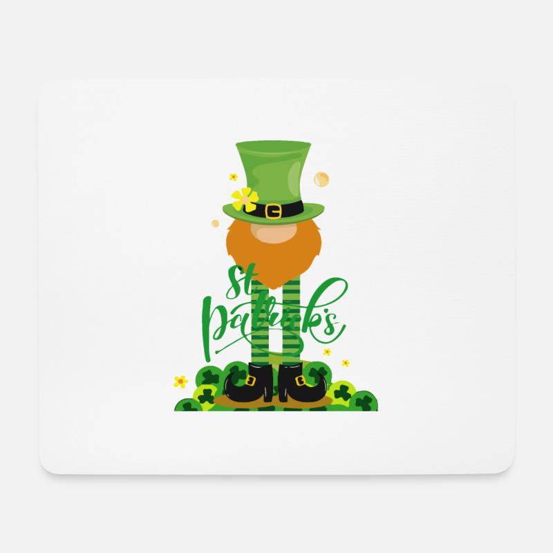 St. Patrick's Day - Mousepad (Querformat) - Weiß