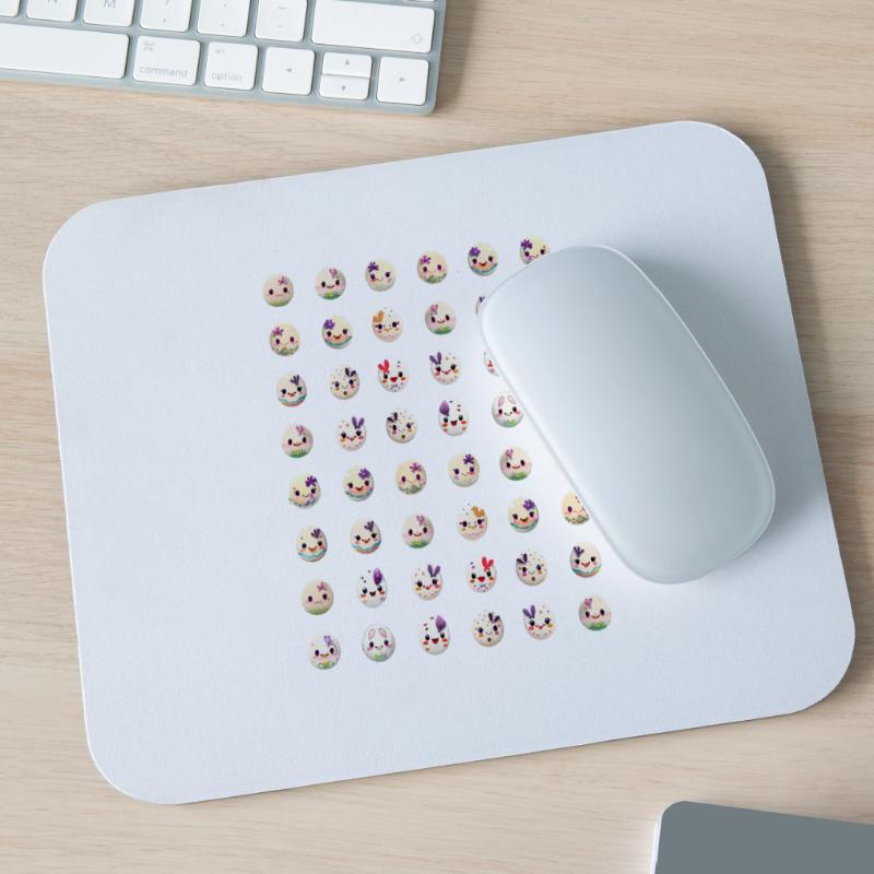 Colorful Easter Eggs Easter Egg Pattern Easter Mouse Pad (horizontal)
