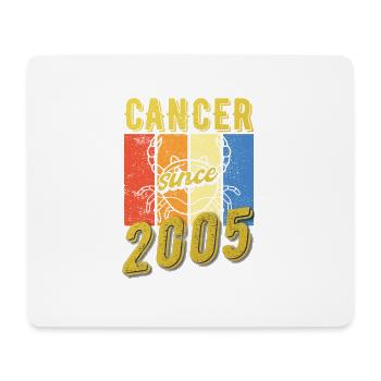 Cancer 2005 Sternzeichen Geburtstag - Mousepad (Querformat) - Weiß - Vorne
