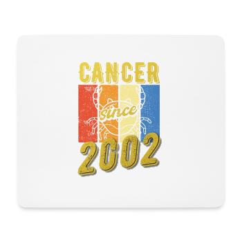 Cancer 2002 Sternzeichen Geburtstag - Mousepad (Querformat) - Weiß - Vorne