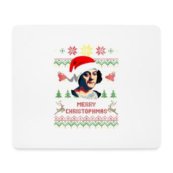 Frohe Christophmas Christopher Columbus - Mousepad (Querformat) - Weiß - Vorne