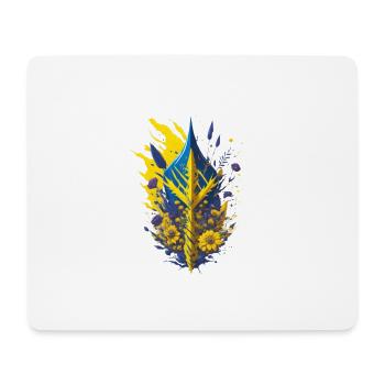 Ukraine, Liberté, Fort, Pas de guerre - Tapis de souris (format paysage) - blanc - Devant