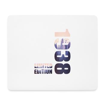 1938. Limited Edition T-Shirt Geburtstags Idee - Mousepad (Querformat) - Weiß - Vorne