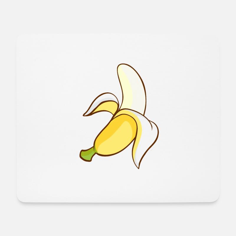 Banana - Mouse Pad (horizontal) - white