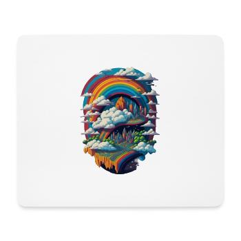 Rainbow City Pride LGBT LGBTQ - Tapis de souris (format paysage) - blanc - Devant