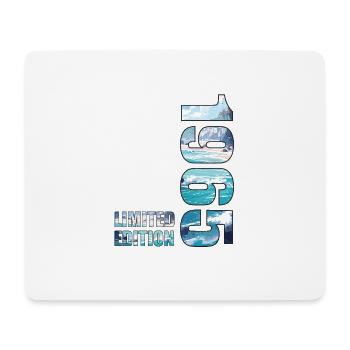1965 Limited Edition T-Shirt Geburtstags Idee - Mousepad (Querformat) - Weiß - Vorne