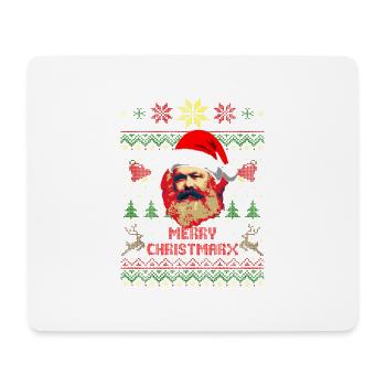 Karl Marx Merry Christmarx - Tapis de souris (format paysage) - blanc - Devant