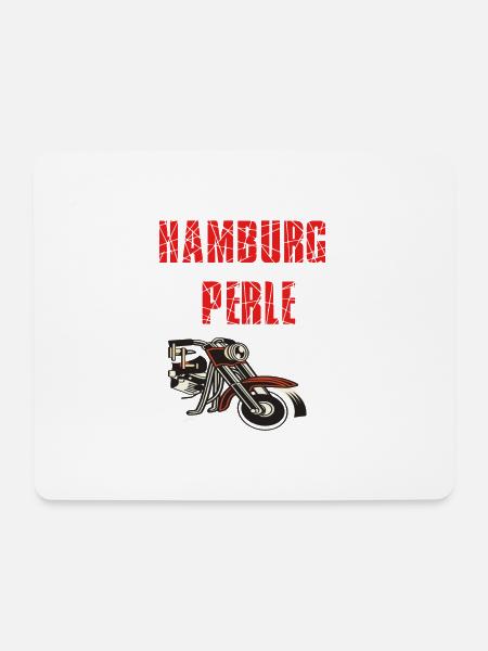 HamburgPerle - Mousepad (Querformat) - Weiß