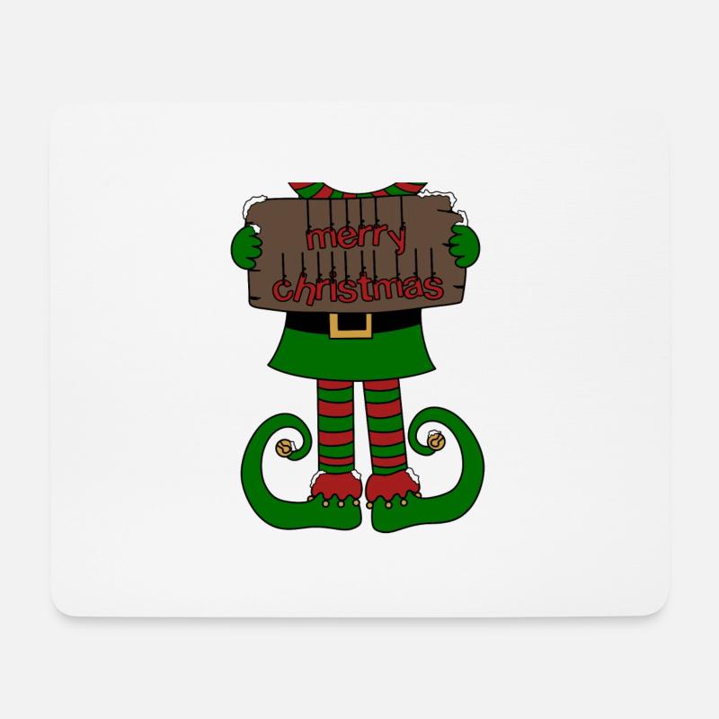 Weihnachten - Mousepad (Querformat) - Weiß