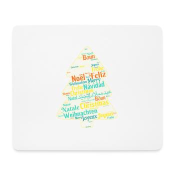 Geschenkidee Weihnachten - Mousepad (Querformat) - Weiß - Vorne