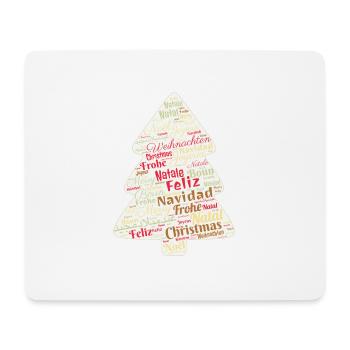 Geschenkidee Weihnachten - Mousepad (Querformat) - Weiß - Vorne