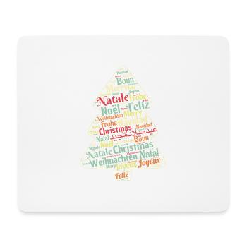 Geschenkidee Weihnachten - Mousepad (Querformat) - Weiß - Vorne