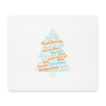 Geschenkidee Weihnachten - Mousepad (Querformat) - Weiß - Vorne
