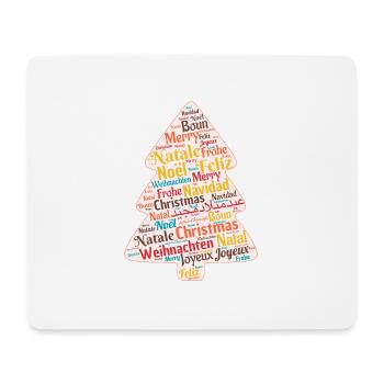 Geschenkidee Weihnachten - Mousepad (Querformat) - Weiß - Vorne