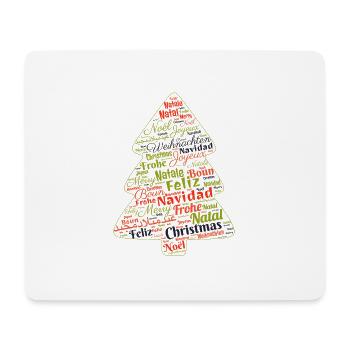 Dictons amusants de Noël - Tapis de souris (format paysage) - blanc - Devant